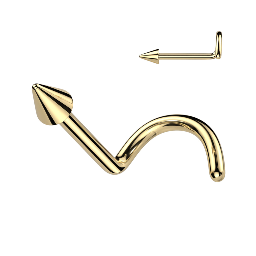 20G Titanium Spike Nose Screw